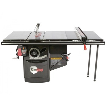 SawStop ICS51230-36 230V Single Phase 5 HP 19.7 Amp Industrial Cabinet Saw with 36 in. T-Glide Fence System