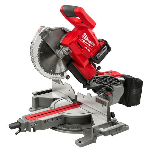Milwaukee 2734-21HD M18 FUEL 9.0 Ah Cordless Lithium-Ion 10 in. Dual Bevel Sliding Compound Miter Saw