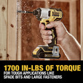 Dewalt DCF840C2 20V MAX Brushless Lithium-Ion 1/4 in. Cordless Impact Driver Kit with 2 Batteries (1.5 Ah) image number 7