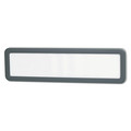 New Arrivals | Universal UNV08223 Recycled 9 in. x 2-1/2 in. Cubicle Nameplate with Rounded Corners - Charcoal image number 0