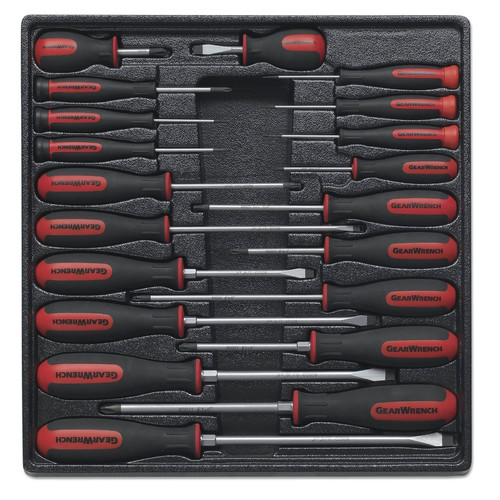 GearWrench 80057 12 Piece Mini and Torx Dual Material Screwdriver Set 