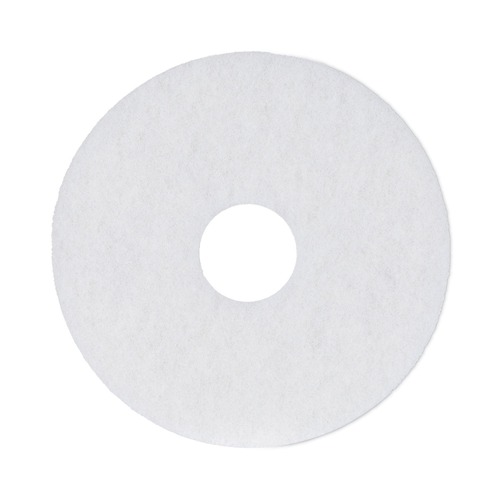 Floor Cleaners | Boardwalk BWK4013WHI Standard 14-Inch Diameter Stripping Floor Pads, Black image number 0