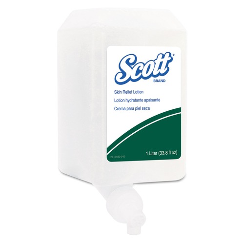 Hand Sanitizers | Scott KCC 35365CT 1 L Fragrance Free Skin Relief Lotion (6/Carton) image number 0