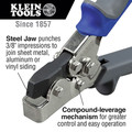 Staple Punches | Klein Tools 86528 Snap Lock Punch Tool image number 1