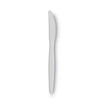 Dixie PKM21 Mediumweight Plastic Knives - White (1000/Carton)