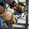 Work Gloves | Klein Tools 40228 Journeyman Leather Utility Gloves - X-Large, Brown image number 5
