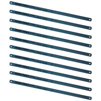 Klein Tools 1232BI-P 10-Piece 12 in. 32 TPI Bi-Metal Blade Set