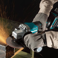 Makita GAG03M1 40V Max XGT Brushless Lithium-Ion 4-1/2 in./5 in. Cordless Paddle Switch Angle Grinder Kit with Electric Brake (4 Ah) image number 7
