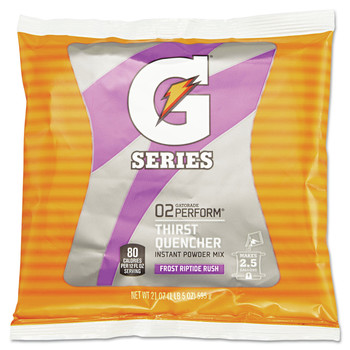 HEATH AND PERSONAL CARE | Gatorade QUA33673 G Series 21 oz. Powder Drink Mix Pouches - Riptide Rush (Carton of 32 Each)