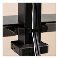 New Arrivals | Fellowes Mfg Co. 8082001 Lotus VE Dual 29 in. x 28.50 in. x 42.50 in. Sit-Stand Workstation - Black image number 4