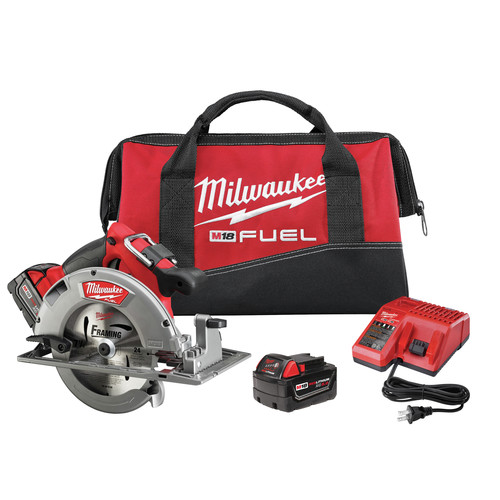 Milwaukee 2731-22 M18 FUEL Lithium-Ion 7-1/4 in. Circular Saw Kit with 2 Batteries