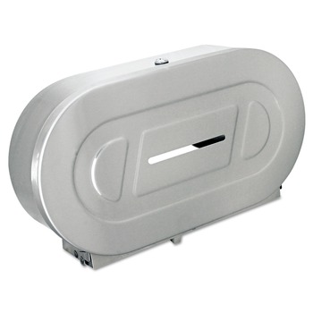 PRODUCTS | Bobrick B-2892 Toilet Tissue 2 Roll Dispenser, Stainless Steel,jumbo,20 13/16 X 5 5/16 X 11 3/8