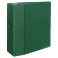 Avery 79786 Heavy-Duty 5 in. Capacity 11 in. x 8.5 in. 3-Ring Non-View Binder with DuraHinge and Thumb Notch - Green image number 1