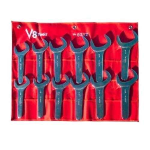 V8 Tools 9212 12-Piece SAE Jumbo Service Wrench Set image number 0