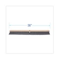 Cleaning & Janitorial Supplies | Boardwalk BWK20436 36 in. Floor Brush Head 3 in. Gray Flagged Polypropylene Bristles image number 1