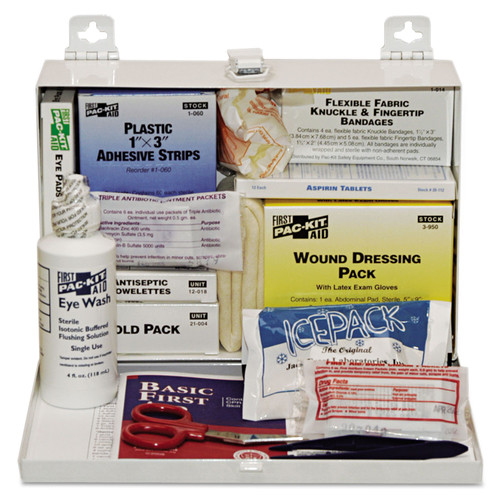 Pac-Kit 6100 143-Piece 25-Person First-Aid Kit with Steel Case (1 Kit) image number 0
