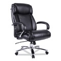Alera ALEMS4419 Maxxis Series Big And Tall Leather Chair, Black/chrome image number 0