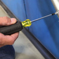 Screwdrivers | Klein Tools 7314 4 in. Fixed Blade #1 Combo-Tip Driver image number 4