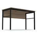 New Arrivals | Linea Italia LITUR600NW Urban Series 47.25 in. x 23.75 in. x 29.5 in. Desk Workstation - Natural Walnut image number 2