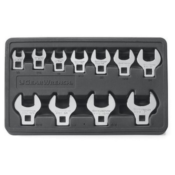 PRODUCTS | GearWrench 81908 11-Piece 3/8 in. Drive SAE Crowfoot Non-Ratcheting Wrench Set