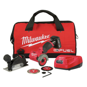 Milwaukee 2522-21XC M12 FUEL 3 in. Compact Cut Off Tool Kit