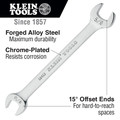 Open End Wrenches | Klein Tools 68466 15/16 in. and 1 in. Open-End Wrench image number 1