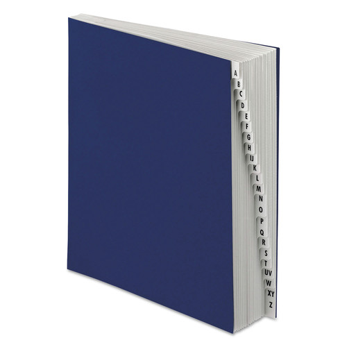 Pendaflex DDF3-OX Expanding Desk File, 20 Dividers, Alpha, Letter-Size, Dark Blue Cover image number 0