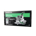 Miter Saws | Factory Reconditioned Metabo HPT C10FSHCTM 15 Amp Sliding Dual Bevel Compound 10 in. Corded Miter Saw with Laser Marker image number 6