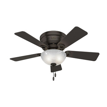 CEILING FANS | Hunter 52137 42 in. Haskell Premier Bronze Ceiling Fan with Light