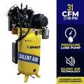 EMAX ESP07V080V1 7.5 HP 80 Gallon Oil-Lube Stationary Air Compressor image number 1