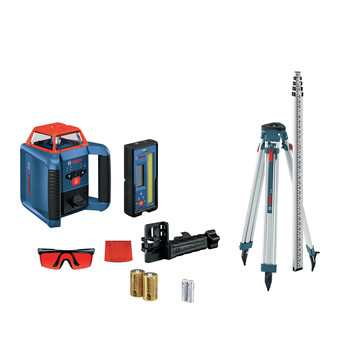 ROTARY LASERS | Bosch GRL2000-40HK REVOLVE2000 Self-Leveling Horizontal Rotary Laser Kit