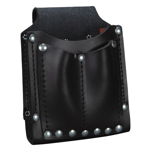 Cases and Bags | Klein Tools 5145 3-Pocket Leather Utility Pouch image number 0