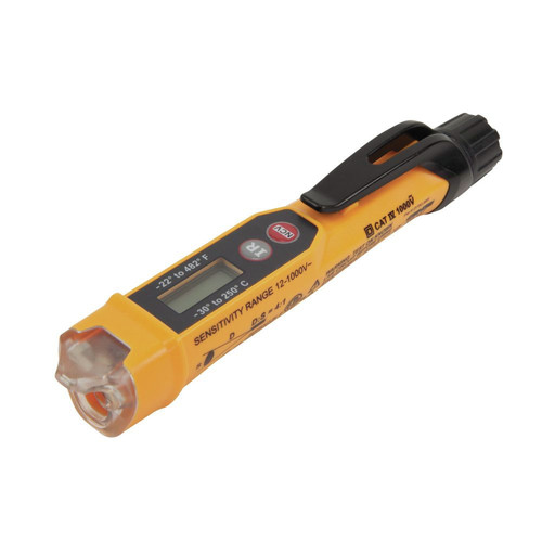 Klein Tools NCVT-4IR 12V - 1000V Non-Contact Cordless Voltage Tester Pen with Infrared Thermometer image number 0