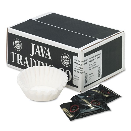 Coffee | Distant Lands Coffee 399705024152 Coffee Portion Packs, 1.5oz Packs, Hazelnut Creme, 24/carton image number 0