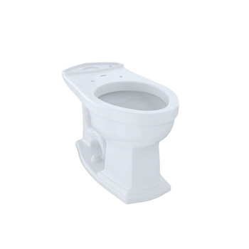 TOTO C784EF#01 Eco Clayton Elongated Toilet Bowl (Cotton White)