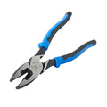 Klein Tools J2000-9NECRTP Fish Tape Pull/ Crimping 9 in. Lineman's Pliers image number 3