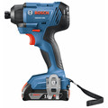 Factory Reconditioned Bosch GDR18V-1400B12-RT 18V Compact Lithium-Ion 1/4 in. Cordless Hex Impact Driver Kit (2 Ah) image number 2