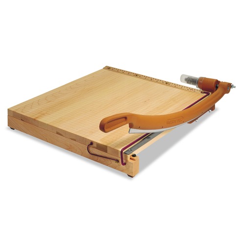 test | Swingline 1162A 24 in. x 24 in. ClassicCut Ingento Solid Maple 15-Sheet Paper Trimmer image number 0