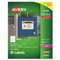 Avery 61532 Durable Laser Printer 3.5 in. x 5 in. Permanent ID Labels with TrueBlock Technology - White (4-Piece/Sheet 50-Sheet/Pack) image number 0