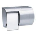 Scott 09606 7 1/10 in. x 10 1/10 in. x 6 2/5 in. Pro Coreless SRB Stainless Steel Tissue Dispenser image number 0