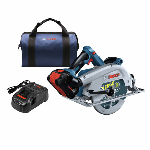 Bosch GKS18V-25CB14 PROFACTOR 18V Cordless 7-1/4 In. Circular Saw Kit with BiTurbo Brushless Technology Kit with (1) CORE18V 8.0 Ah PROFACTOR Performance Battery image number 0