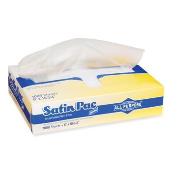Dixie S-8 8 in. x 10 in. 3/4 in. Satin-Pac High Density Poly Film (1000 Sheets 10 Pack/Carton)
