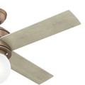 Hunter 50277 44 in. Hepburn Satin Copper Ceiling Fan with Light Kit and Wall Control image number 3