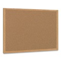 MasterVision SB0720001233 Earth Series 48 in. x 36 in. Wood Frame Cork Board image number 1
