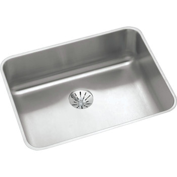 Elkay ELUH2115PD Lustertone Undermount 23-1/2 in. x 18-1/4 in. Single Bowl Sink with Perfect Drain (Stainless Steel)