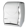 San Jamar T1470SS Smart System iQ Sensor 16.5 in. x 9.75 in. x 12 in. Towel Dispenser - Silver image number 1