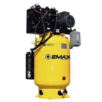 STATIONARY AIR COMPRESSORS | EMAX ESP07V120V1 7.5 HP 80 Gallon Oil-Lube Stationary Air Compressor