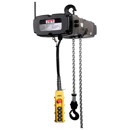 JET 140094 230V 16.8 Amp TS Series 2 Speed 2 Ton Corded Electric Chain Hoist image number 0