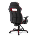 Alera BT-51593RED Racing Style Ergonomic Gaming Chair - Black/Red image number 4