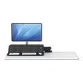New Arrivals | Fellowes Mfg Co. 8081501 Lotus RT 48 in. x 30 in. x 42.2 in. - 49.2 in. Sit-Stand Workstation - Black image number 3
